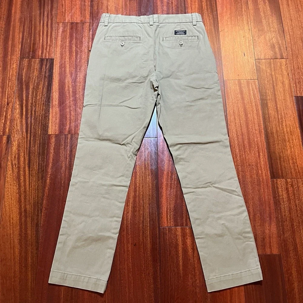 Banana Republic Pants Mens 30x30 Fits 31x28 Tan Aiden Chino Stretch Preppy EUC